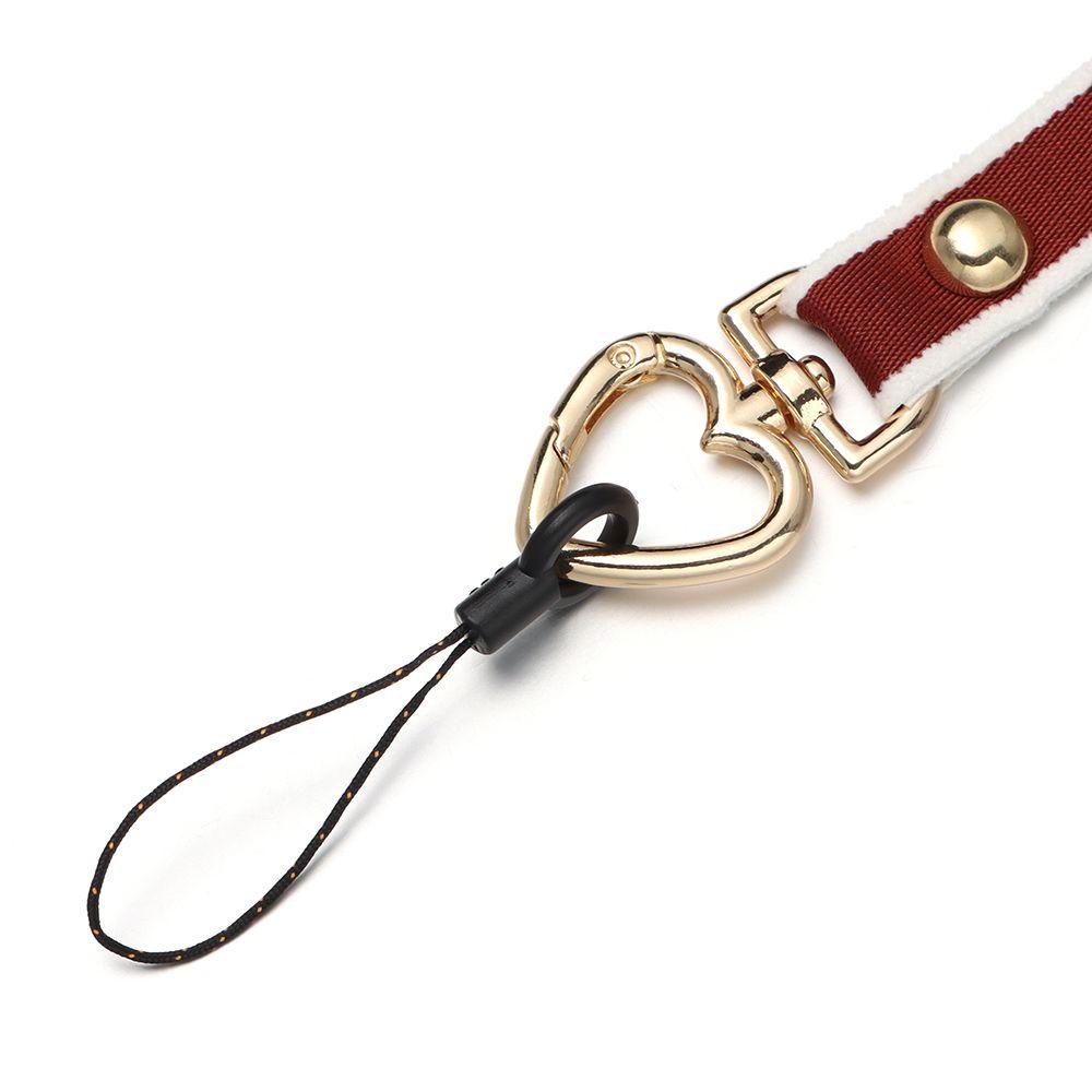 BEBETTERM Dây Đeo Điện Thoại / Móc Khóa Hình Trái Tim Tháo Rời Được