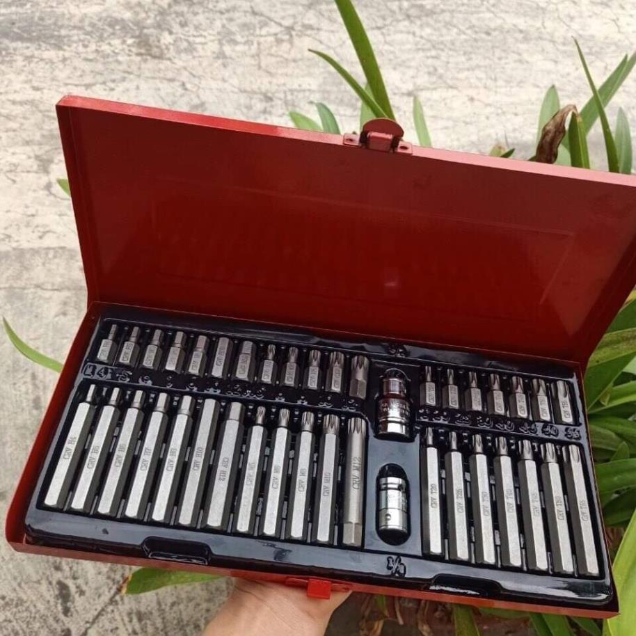 Bộ Típ Hoa Thị ( Bộ Mũi Lục Giác 40 chi tiết Top)
