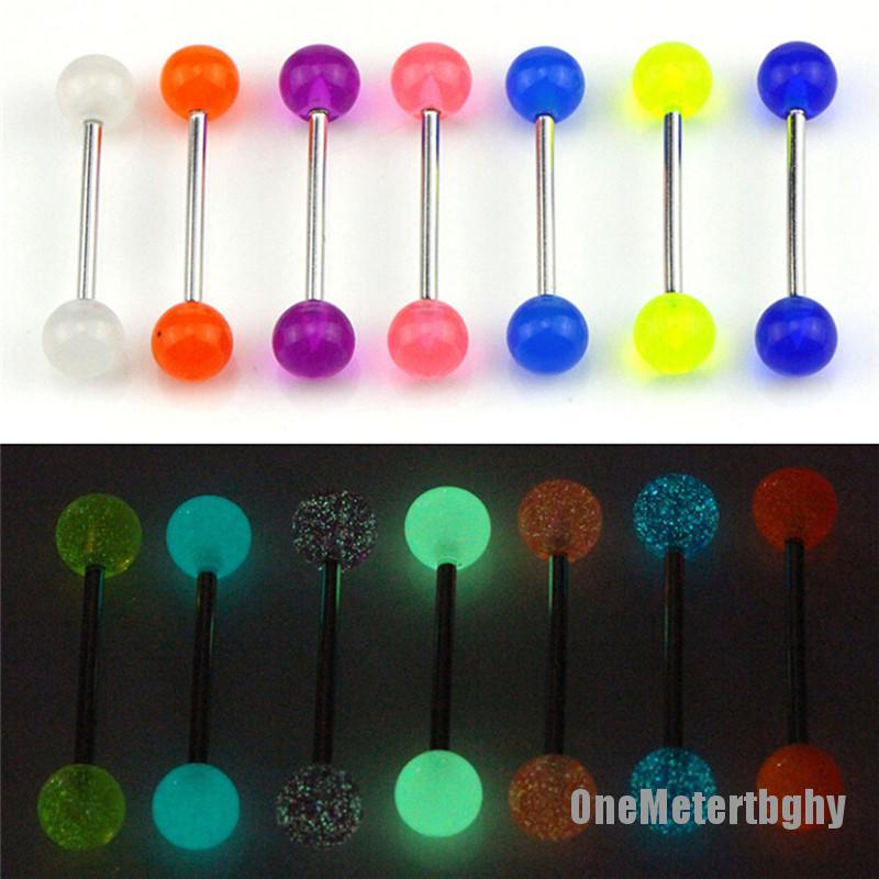 Set 7 Khuyên Lưỡi Dạ Quang Cá Tính