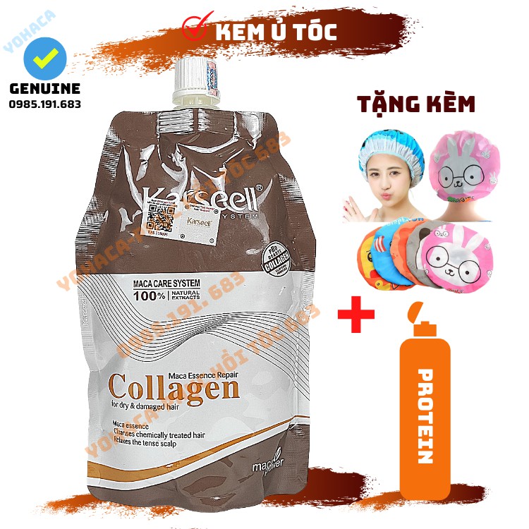 [CHÍNH HÃNG+Tặng mũ ủ ]HẤP PHỤC HỒI COLLAGEN KARSEELL MACA 500ML | BigBuy360 - bigbuy360.vn
