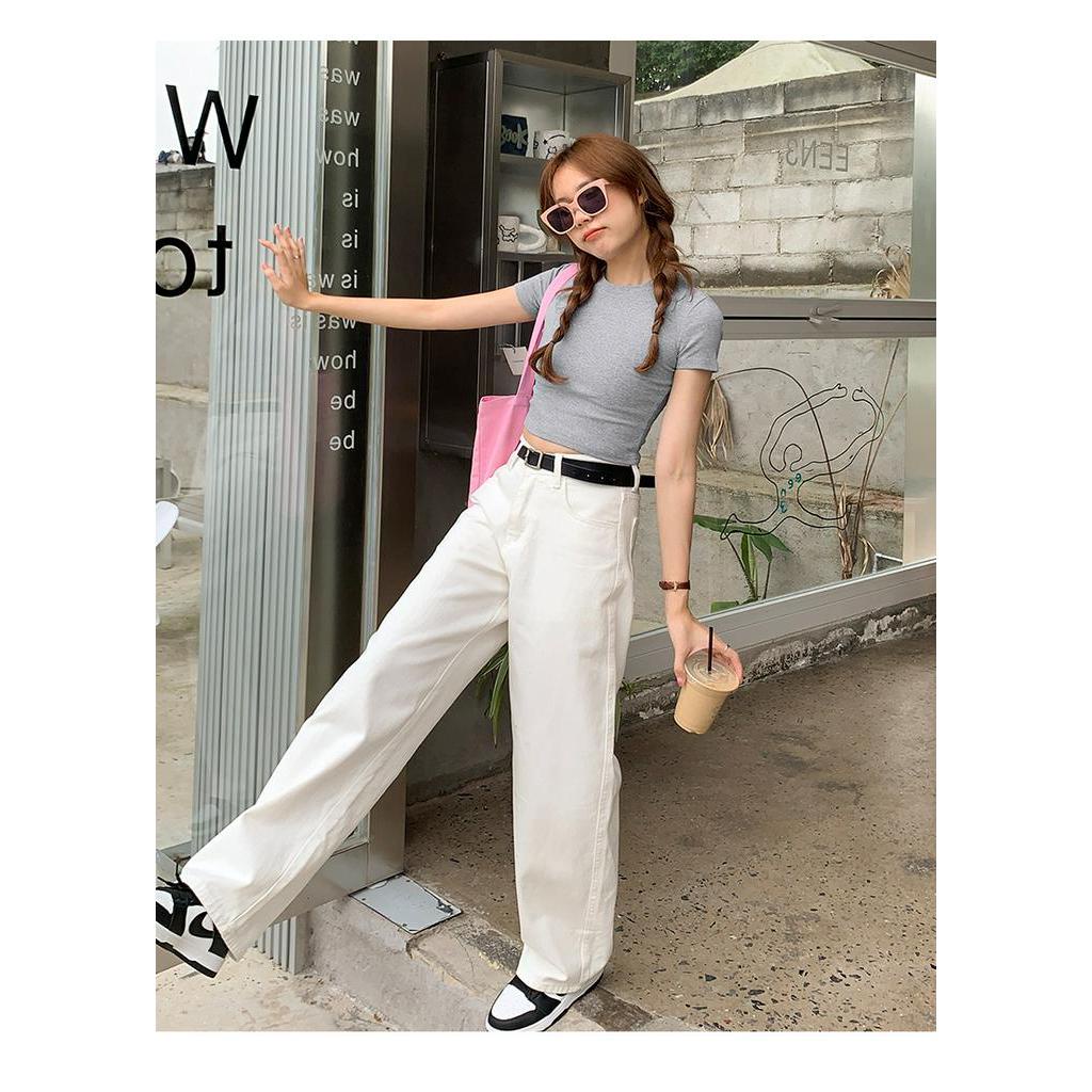 Áo Thun Cotton Dáng Ôm Ngắn Tay Thời Trang Cá Tính 63738