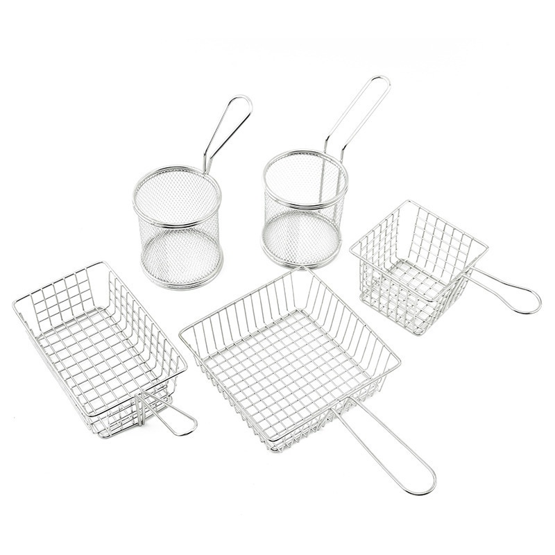 Rổ chiên khoai tây bằng thép không gỉ tiện dụng cho nhà bếp
