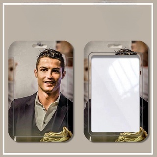 Hộp Đựng Thẻ Hình Ngôi Sao Bóng Đá Ronaldo Có Dây Đeo Dài