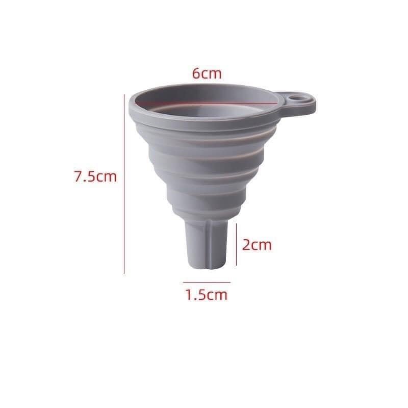 Combo 2 Phễu gấp gọn silicon tiện dụng đa năng