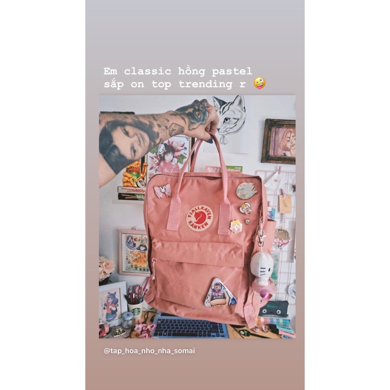 Balo Kanken Classic Hồng