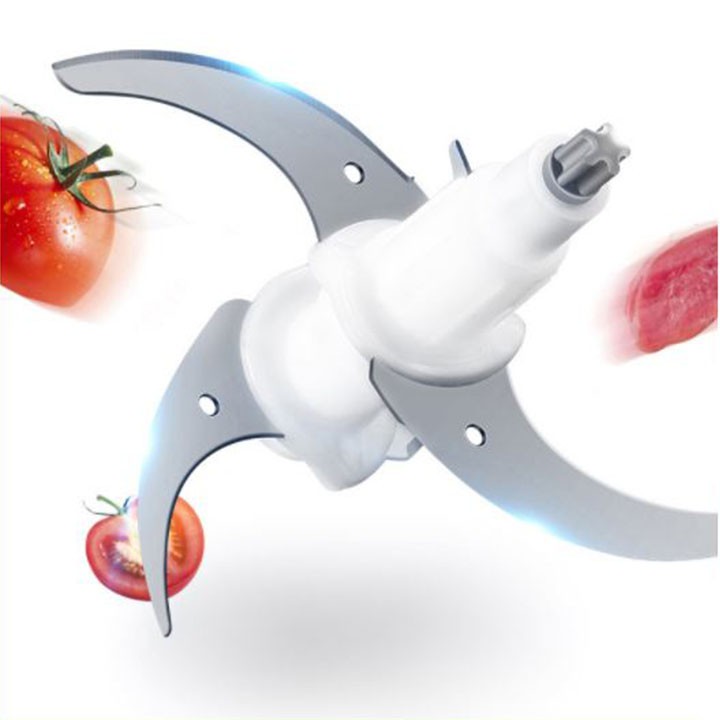 Lưỡi dao thay thế dễ dàng tháo lắp vệ sinh loại trục dài 10.5cm của máy xay thịt 2 lít