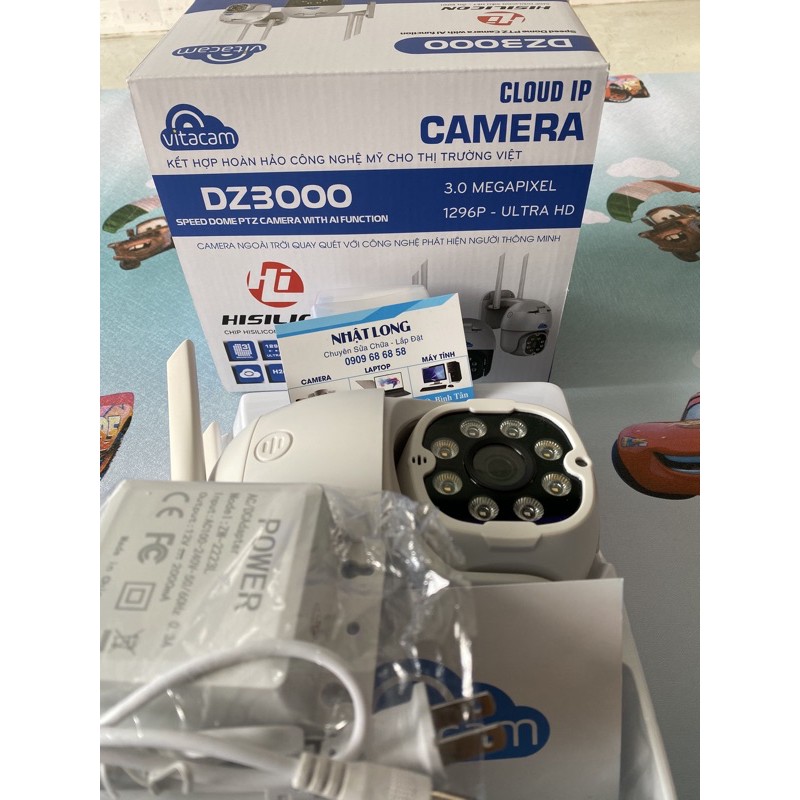 Camera IP Vitacam DZ3000 - 3.0Mpx ngoài trời - chuẩn H.265X