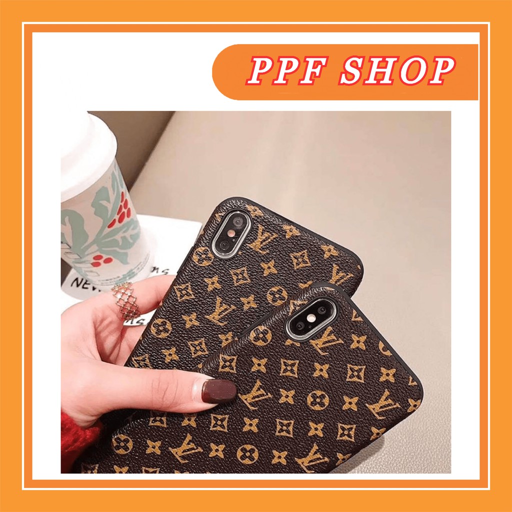 Ốp Lưng LV giả da cực sang cho iPhone [ 6 -> Pro Max ]