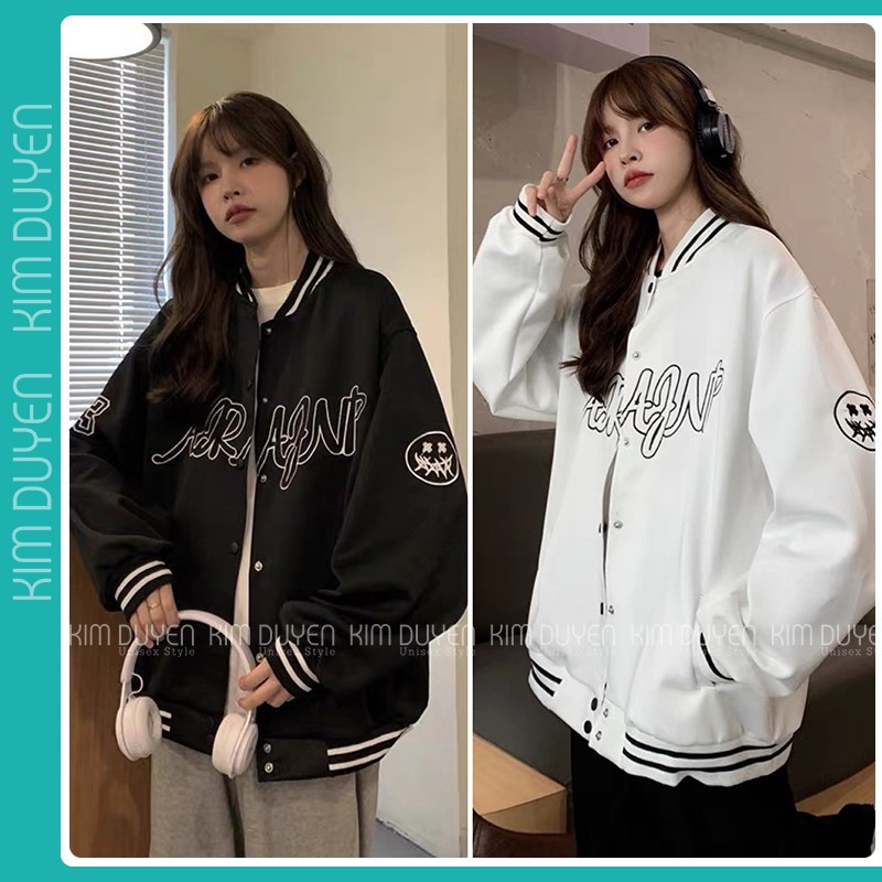 Áo khoác nỉ bomber nam nữ,Áo hoodie sweater nam nữ from rộng unisex K51 | BigBuy360 - bigbuy360.vn