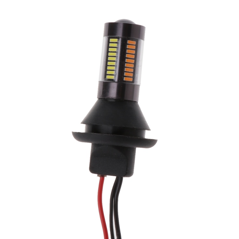 Đèn Led Tín Hiệu Xi Nhan 1156 3014 66 Bóng 12V Màu Hổ Phách Chống Thấm Nước