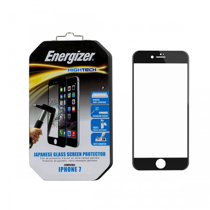 Miếng dán cường lực full viền Energizer cho iPhone 7 - ENHTTGPRIP7