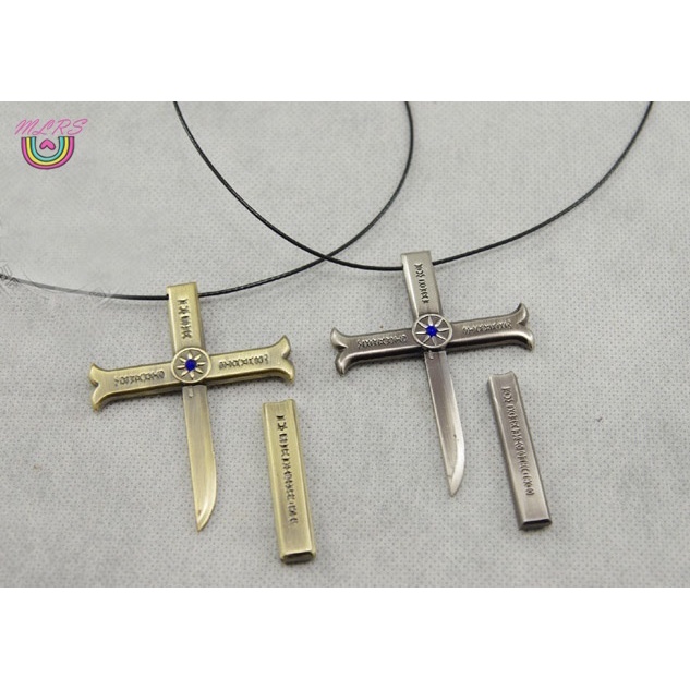 Vòng cổ mặt hình thánh giá phong cách phim hoạt hình One Piece