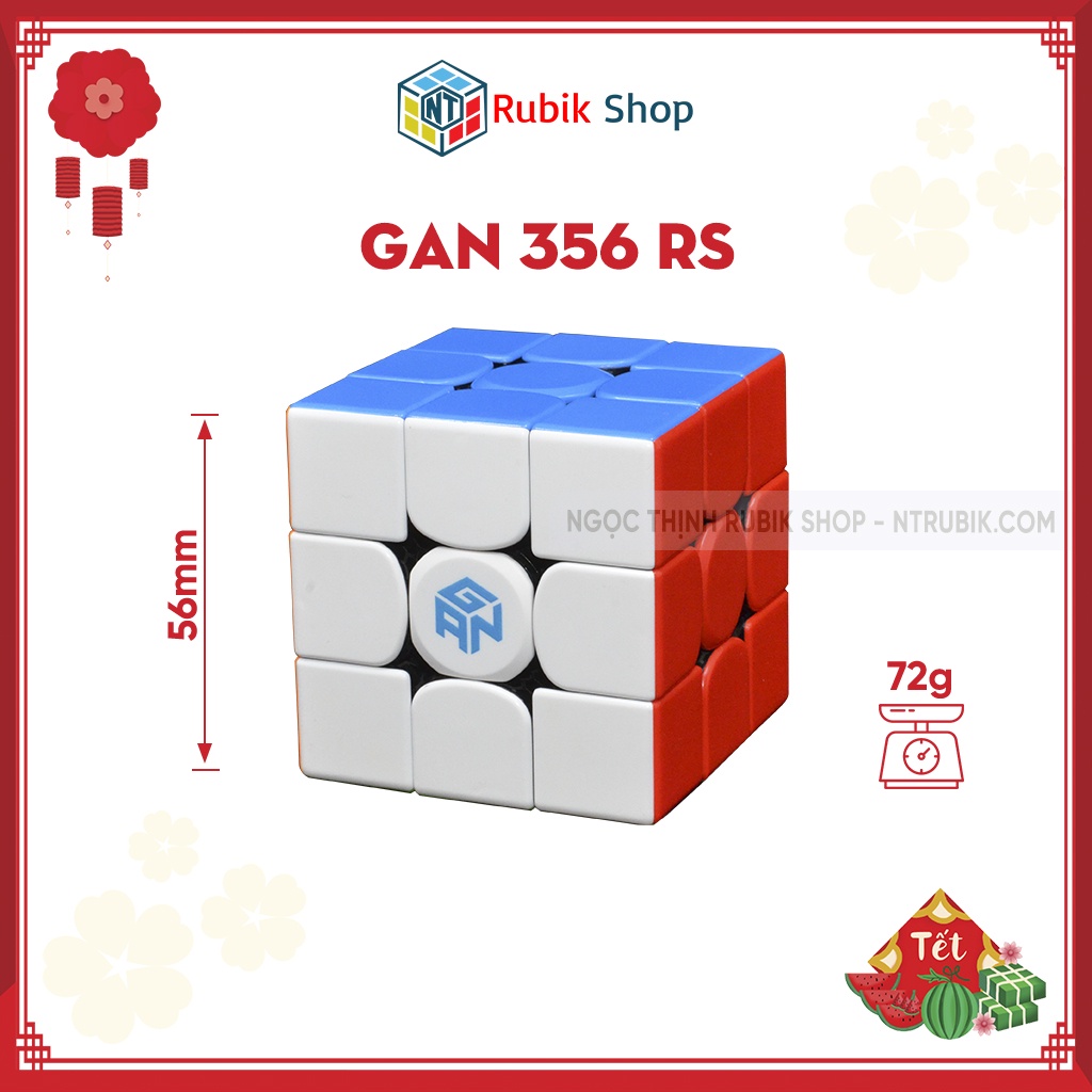 [Giá rẻ vô địch] Rubik 3x3x3 Gan 356 RS phiên bản mới thay thế GAN 356R