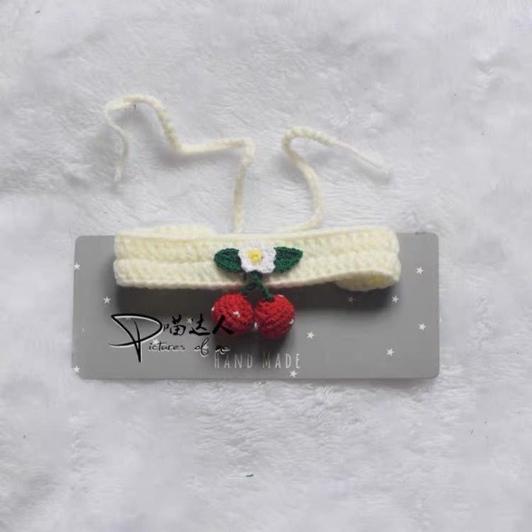 [HANDMADE] Vòng Cổ Len Handmade Cho Cún Miu. JF16
