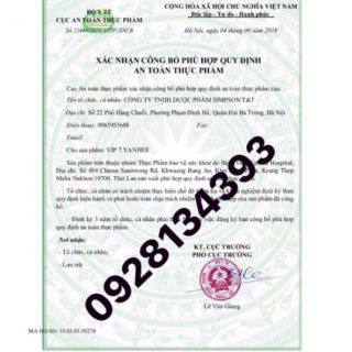 (CHÍNH HÃNG) THUỐC YANHEE BOOST THÁI LAN