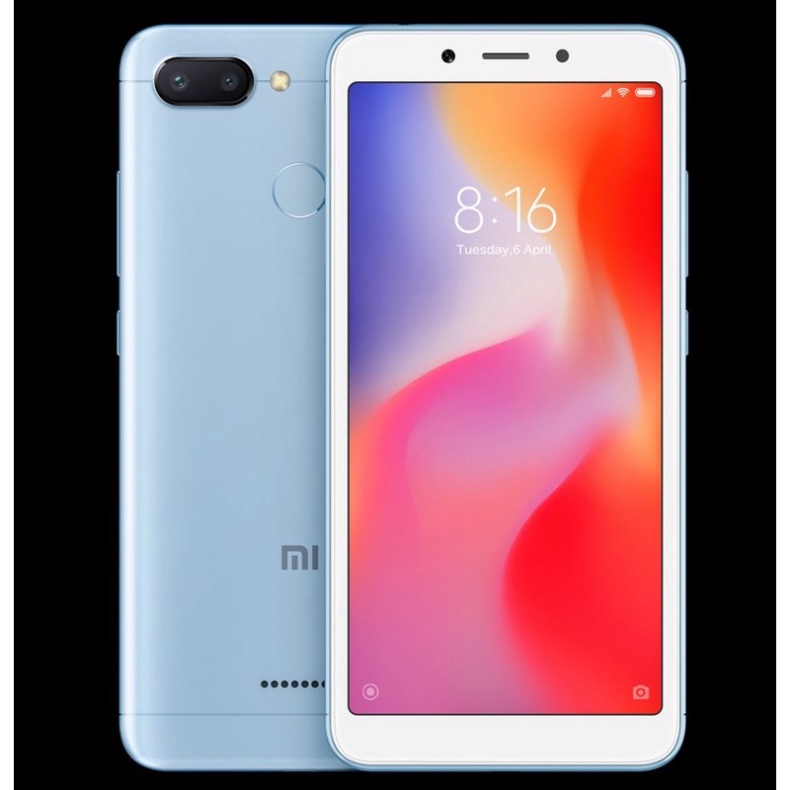 Điện thoại  Xiaomi Redmi 6 2sim Ram 3/32G, Màn hình: IPS LCD, 5.45&quot;,HD+ chính hãng MSP 021