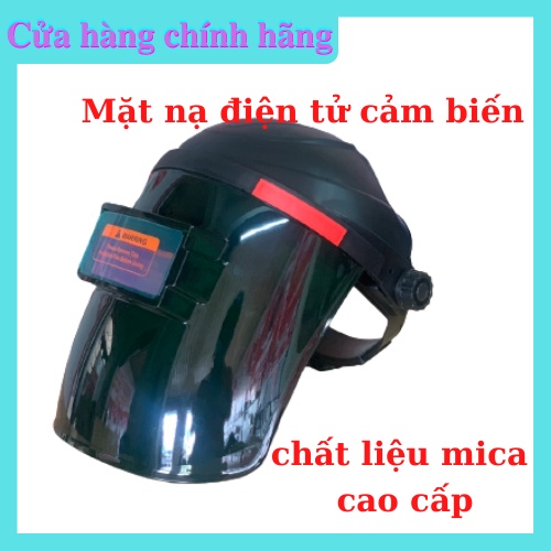 Mặt nạ hàn điện tử cảm biến có nút điều chỉnh sáng tối