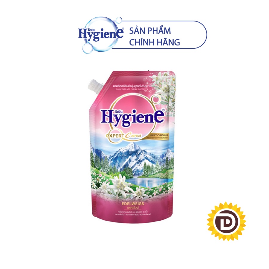 [NEW] Nước xả vải đậm đặc Hygiene Expert Care Best Origins 2 loại hương hoa mới Túi 1.3L