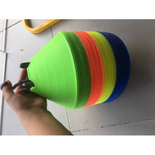 Bộ 10 Nấm Chiến Thuật Bóng Đá,Cone Tập Luyện Thể Thao Chiều Cao 16cm Chính Hãng Đại Nam Sport