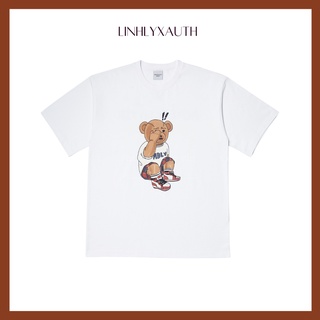 (HÀNG CHÍNH HÃNG) Áo thun ADLV - Acmé de la vie - CHECK PANTS BEAR SLEEVE T-SHIRT - Áo Gấu che mặt LinhLyxAuth
