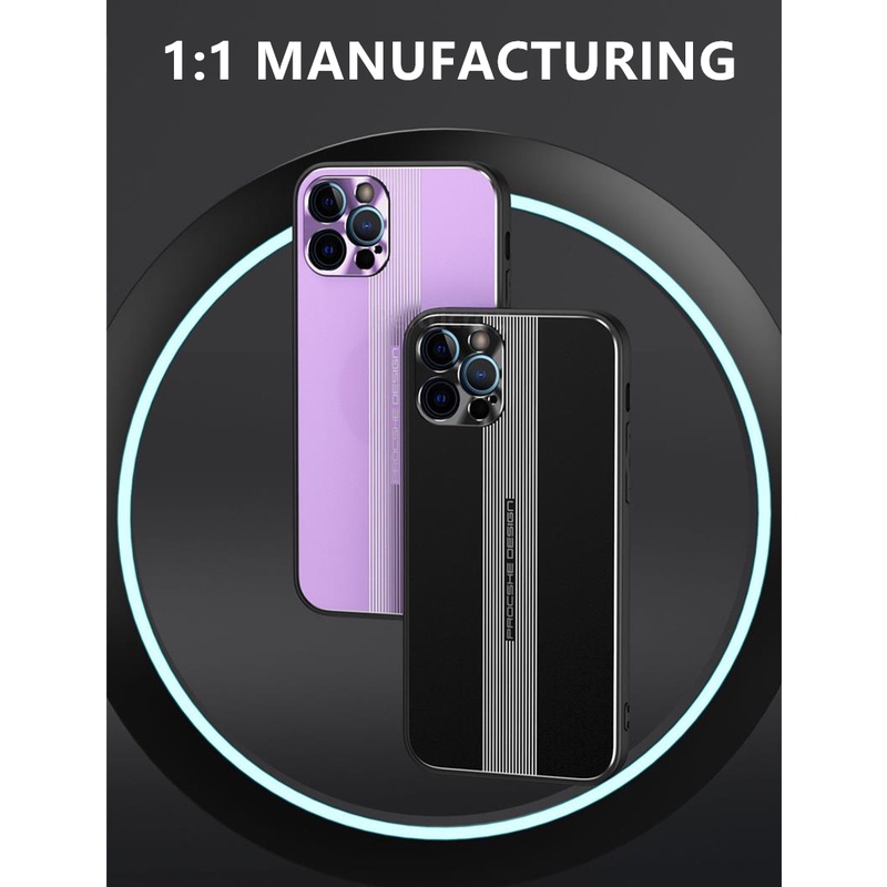 Ốp Điện Thoại Khung Kim Loại Từ Tính Bảo Vệ Camera Chống Sốc Cho iPhone 11 13 12 Pro Max XS Max XR X 7 8 Plus