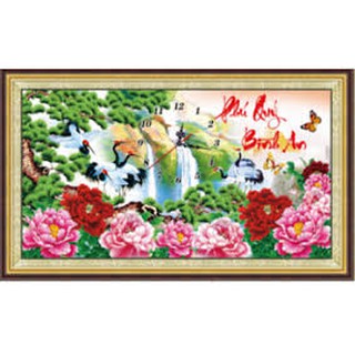 Tranh thêu chữ thập Đh Phú Quý Bình An,88984, 59x36cm chưa thêu