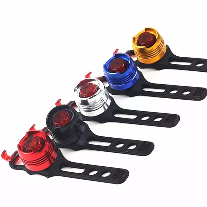 Đèn LED Cảnh Báo An Toàn Gắn Đuôi Xe Đạp / Mũ Bảo Hiểm Chống Thấm Nước