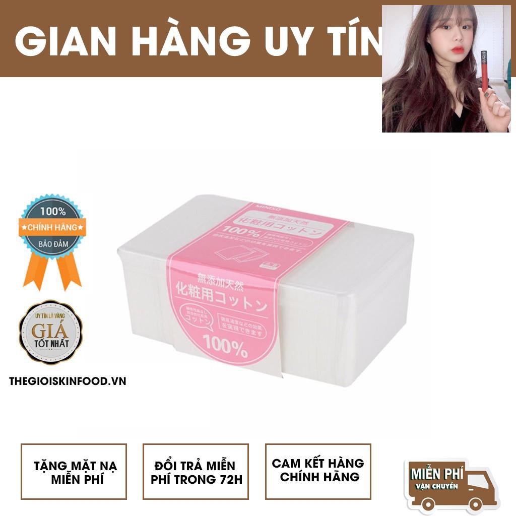 Bông Tẩy Trang Miniso Hộp 1000 Miếng