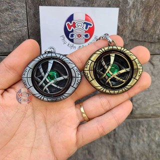 Móc khóa Dr Strange Time Stone Eye Of Agamotto Version 2 kim loại
