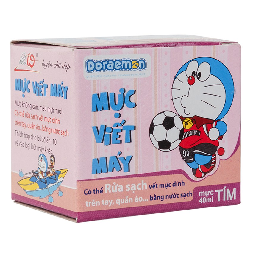 BỘ 4 HỘP MỰC BÚT MÁY THIÊN LONG (MÀU TÍM)