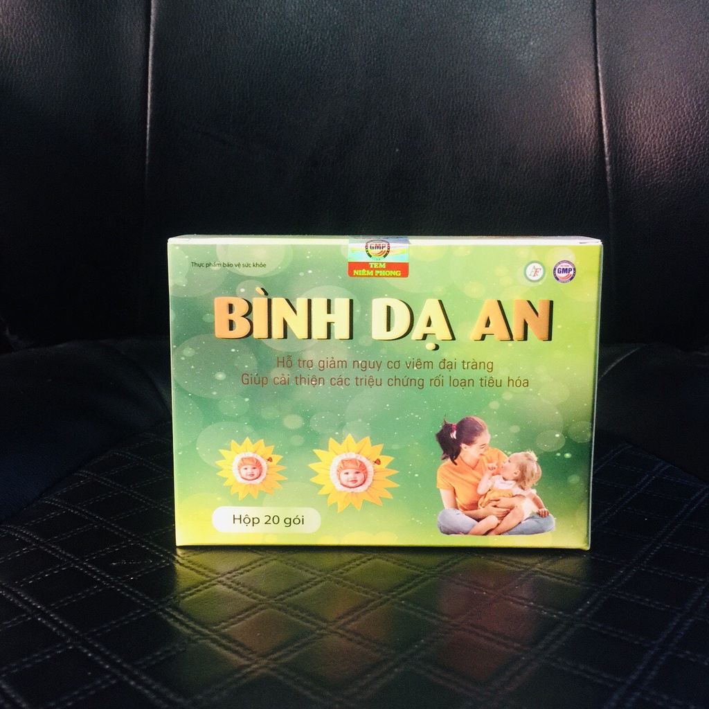 Bình Dạ An Hộp 20 gói 2 gam, Viên uống hỗ trợ giảm nguy cơ viêm đại tràng, cải thiện triệu chứng rối loạn tiêu hóa