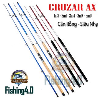 Cần Câu Cá 2 khúc rỗng Cruzar siêu nhẹ siêu tải cá 2m4 2m7 3m