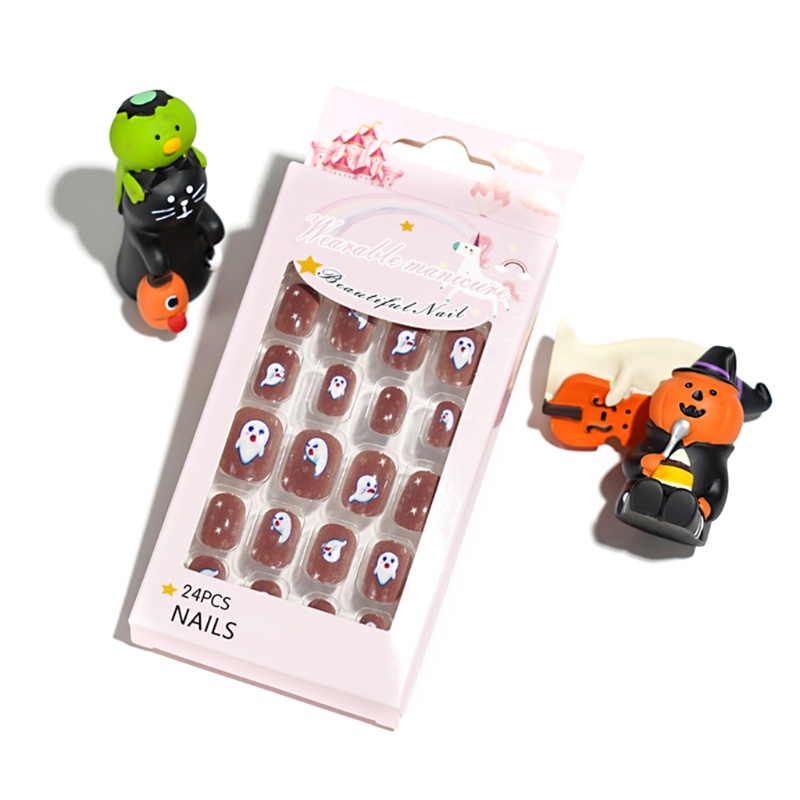 Móng Tay Giả Dạng Nhấn Nhiều Màu Sắc Dùng Hóa Trang Halloween Cho Người Lớn Và Trẻ Em