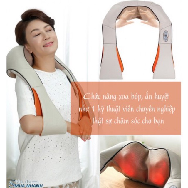 🔥GIÁ HỦY DIỆT🔥CHÍNH HÃNG BH 5 NĂM🌟Đai đeo Massage Cổ Vai Lưng Gáy Chuyên Sâu Ayosun Hàn Quốc
