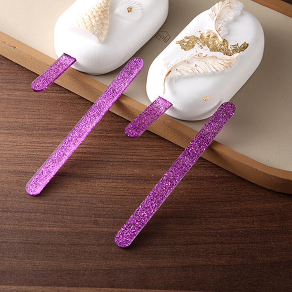 YIYU Que Kem Bằng Acrylic Kích Thước 11.3x1cm Dùng Làm Đồ Thủ Công Cho Trẻ Em