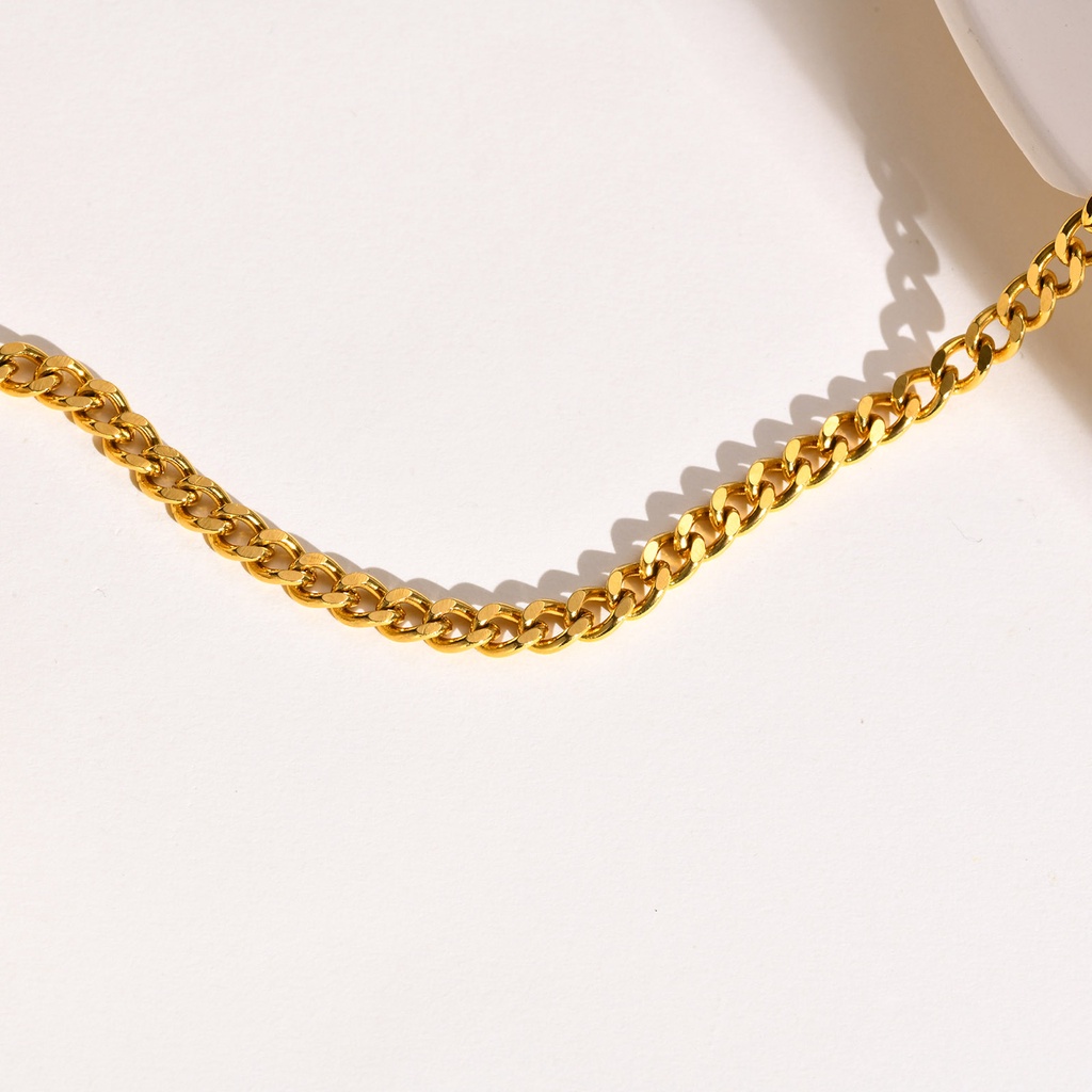 Vòng cổ Mạ Vàng 24K Vnox Phong Cách Đường Phố Cá Tính Cho Nữ