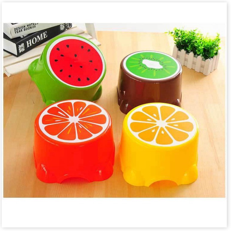 Ghế nhựa SALE ️ Ghế nhựa hình trái cây được thiết kế với nhiều màu sắc độc lạ, trang trí nhà sinh động 7040