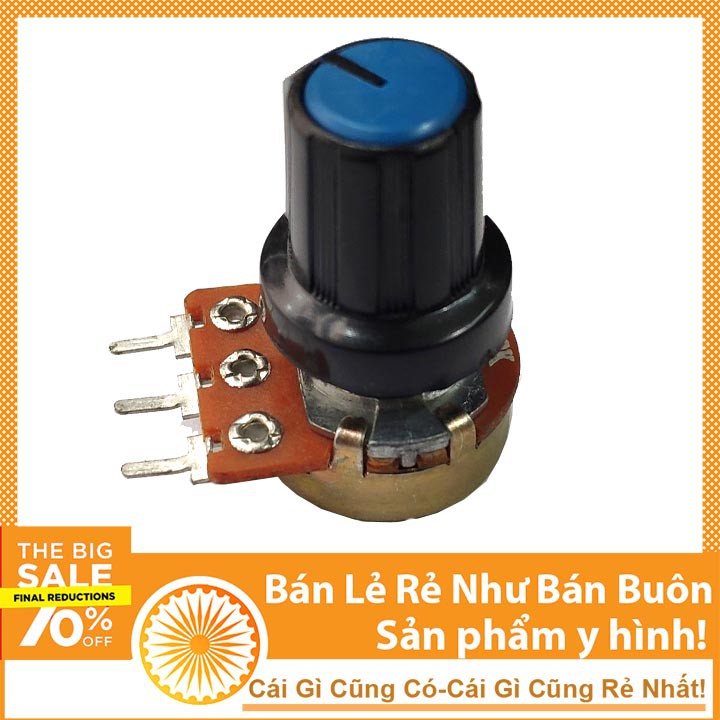 Combo Biến Trở Volume (Triết Áp + Vỏ Triết Áp Nhựa)