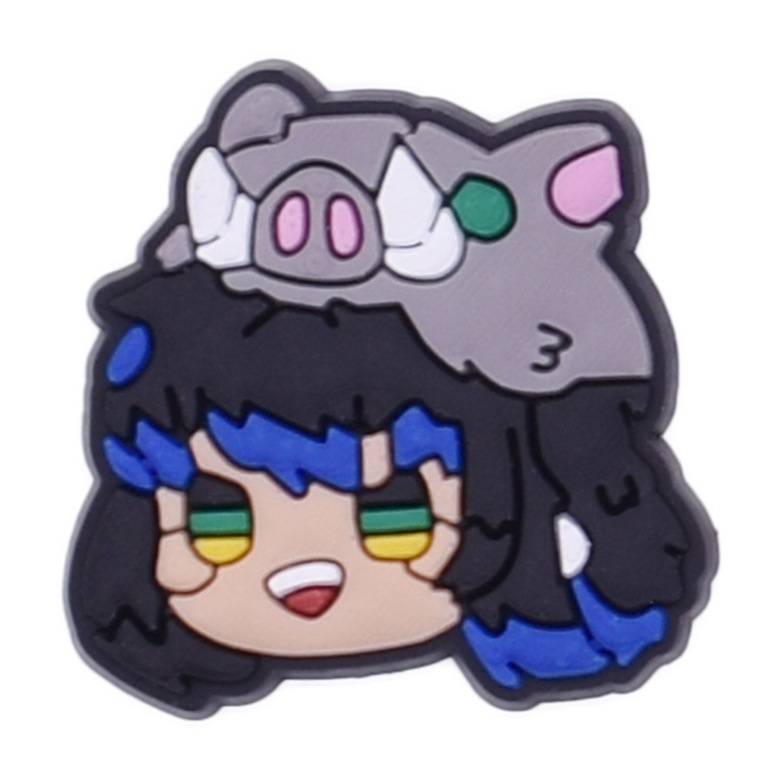 CROCS Nút Bấm Trang Trí Giày Dép Crocss Jibbitzpins demon slayer diy