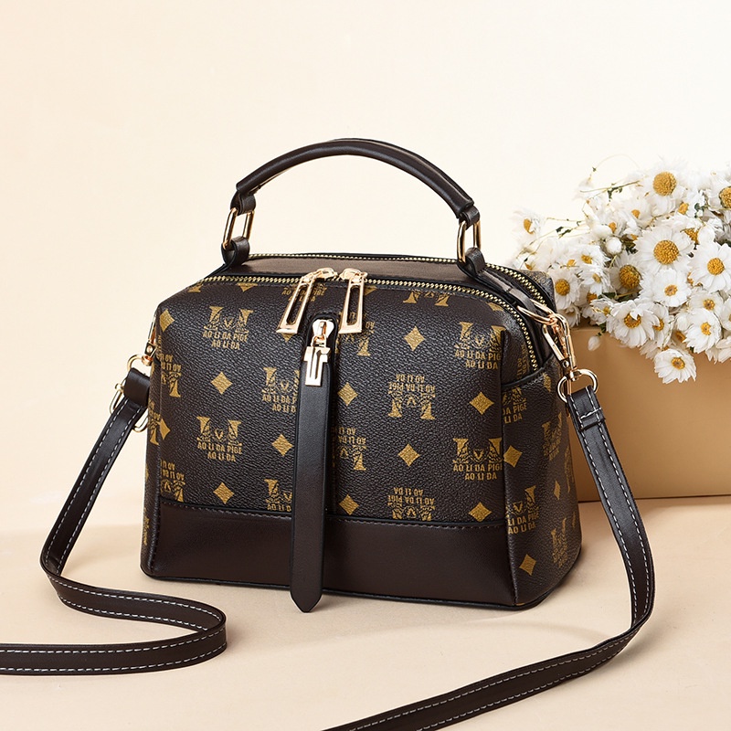 Túi xách CHUWANGLIN bằng da có dây đeo chéo thiết kế thời trang dành cho nữ