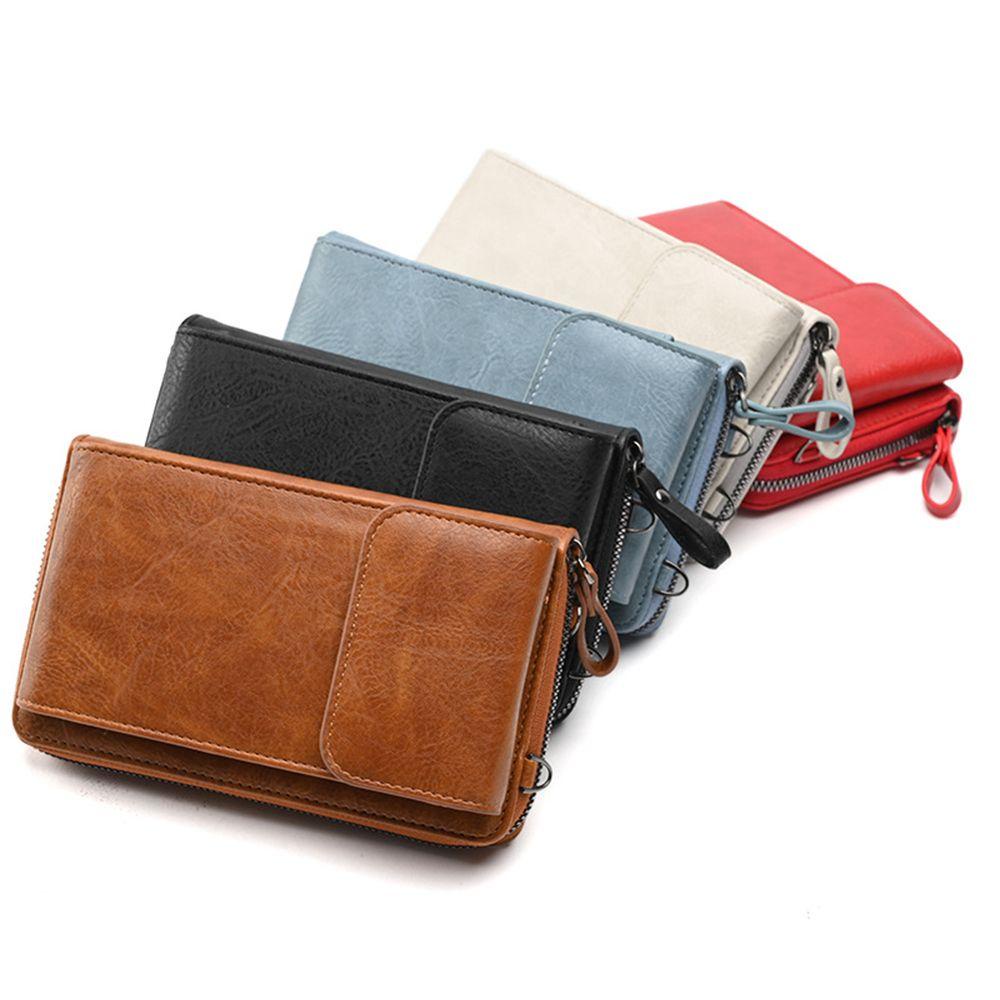 [LAY] Fashion Women Bag Small Size Money Purse Cell Phone Bags Mini Pouch Bag Crossbody Shoulder Strap Crossbody Purse Large Capacity Card Wallet Rich Function Mobile Phone Bag/Multicolor