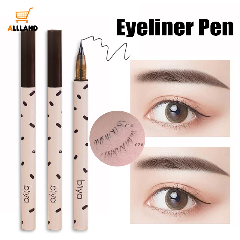 Bút Kẻ Mắt 2 Màu Siêu Mịn / Bút Kẻ Mắt Đa Năng Chống Lem Tự Nhiên