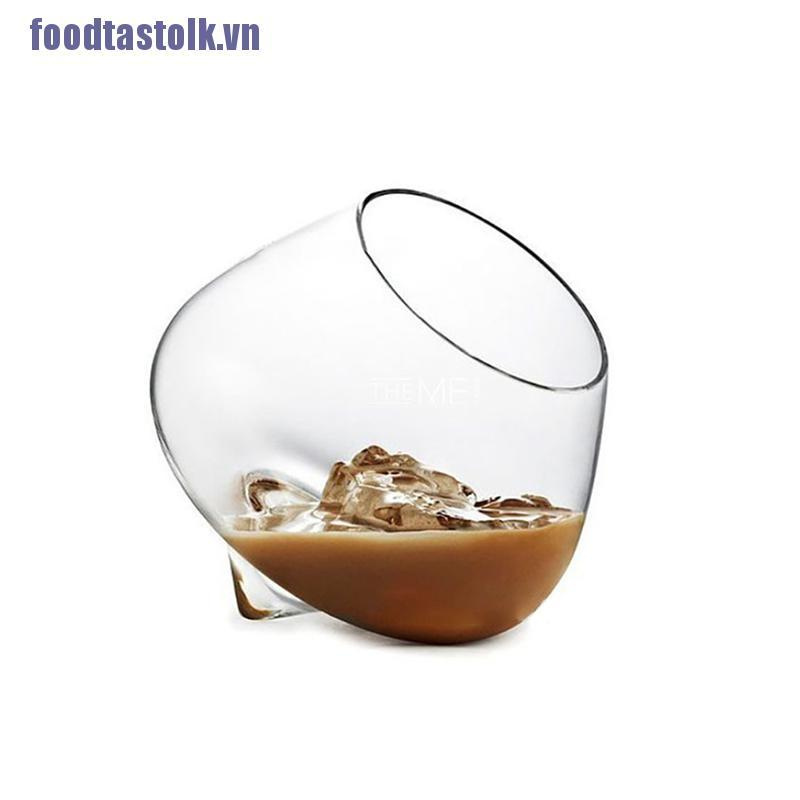 【stolk】Rotate Tumbler Whiskey Glass Top Belly Cigar Whisky Cocktail Drinking Wine Cup