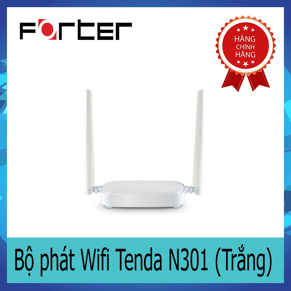 Bộ phát Wifi Tenda N301 (Trắng) | BigBuy360 - bigbuy360.vn