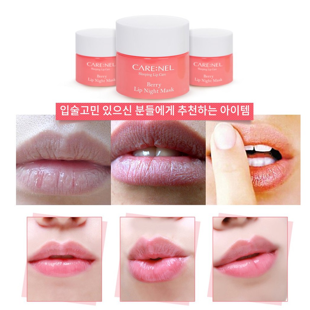 Mặt nạ ngủ môi Carenel Lip Sleeping Mask 5g (Có Sẵn) | BigBuy360 - bigbuy360.vn