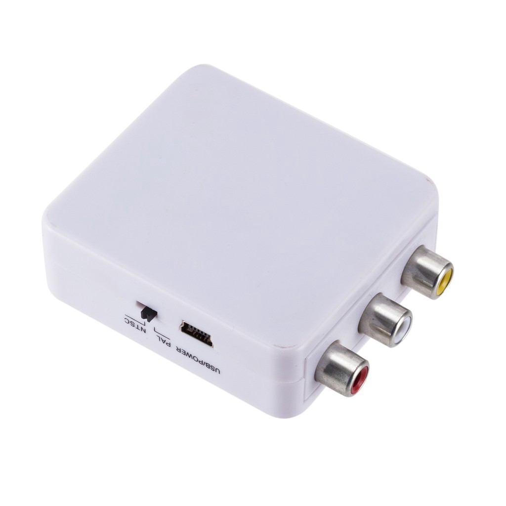 Đầu chuyển đổi Mini VGA 1080P sang RCA AV 3.5mm VGA 2AV/ CVBS+PC HDTV | BigBuy360 - bigbuy360.vn