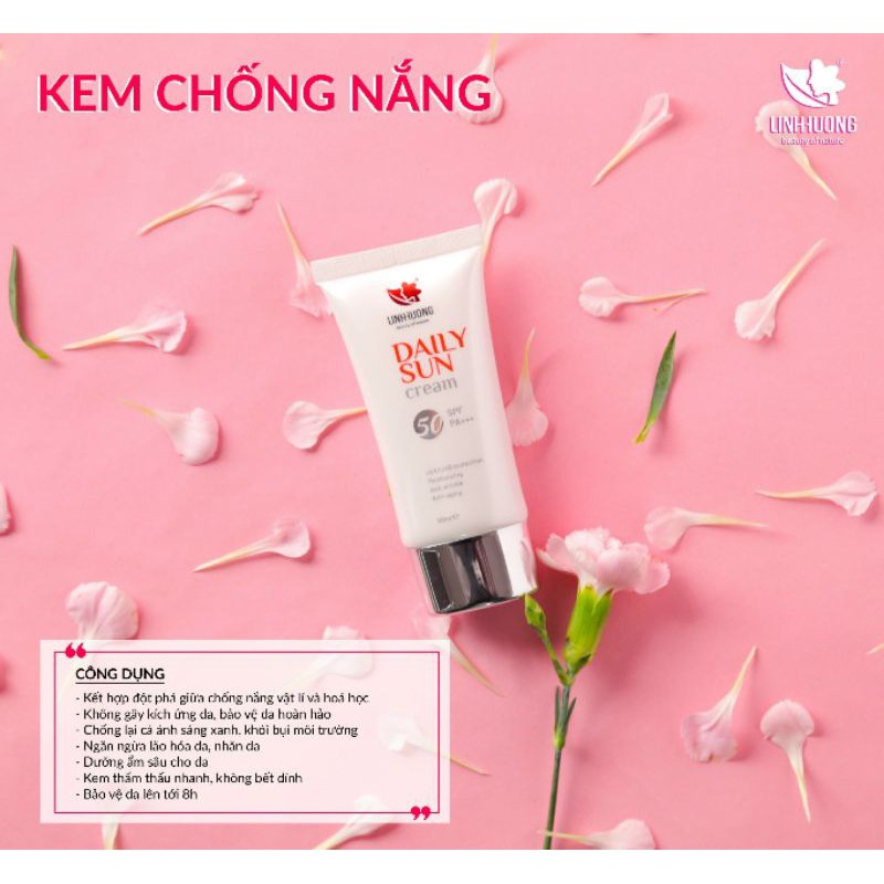 Kem Chống Nắng  Daily Sun Linh Hương Chống Lão Hoá [ Chính Hãng ]