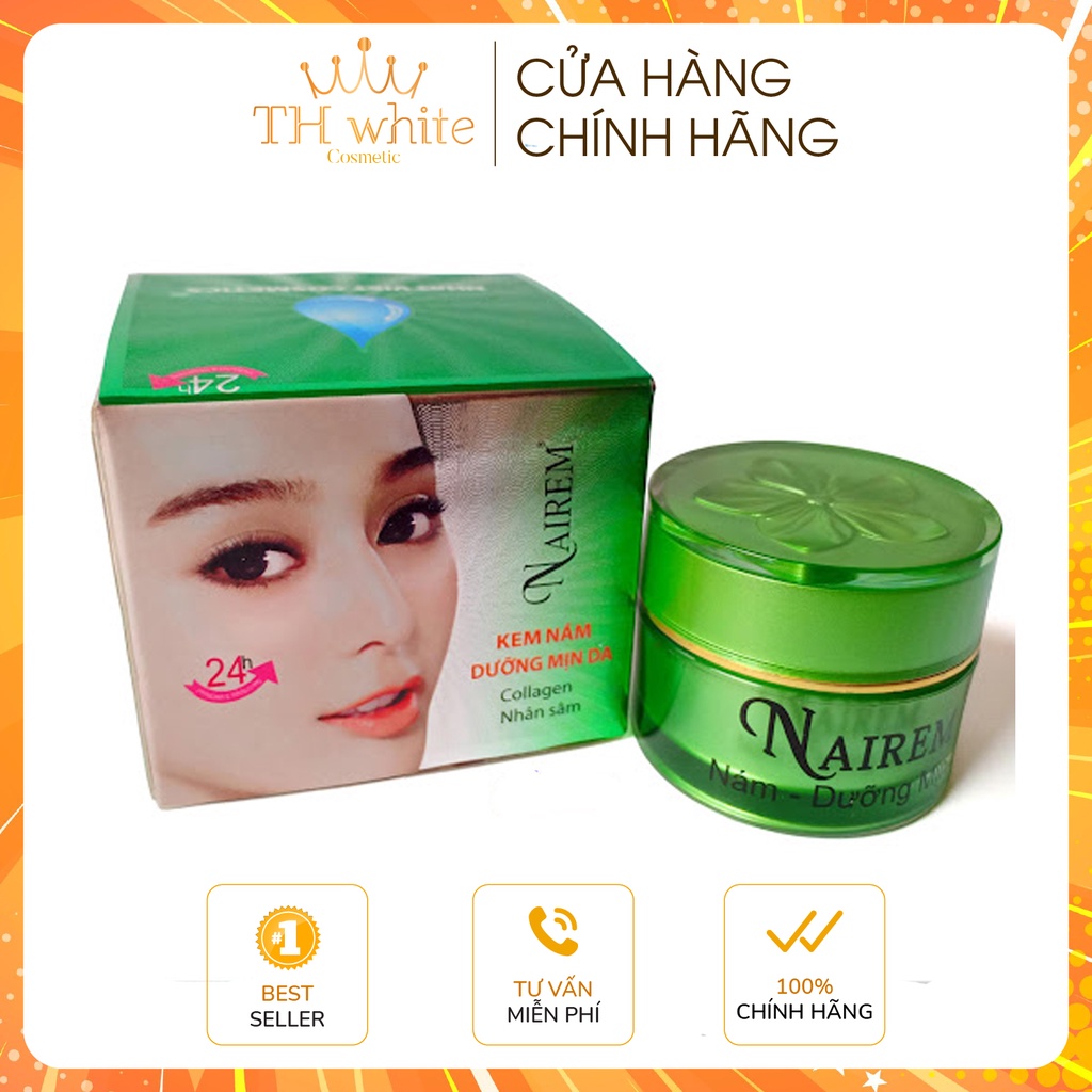 Kem Nám - Dưỡng Mịn Da Nairem Nhật Việt 12g