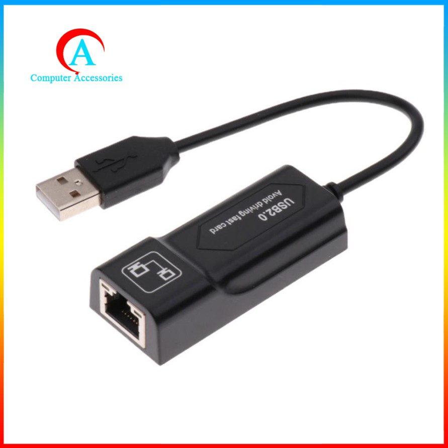 1 Set Micro Usb 2.0 To Ethernet Rj45 Network Lan Adapter Card Thẻ