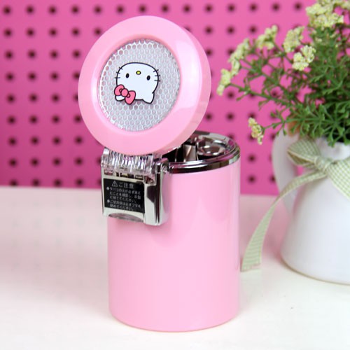 Gạt Tàn Thuốc hello kitty Có Đèn led Phát Sáng Dễ Thương
